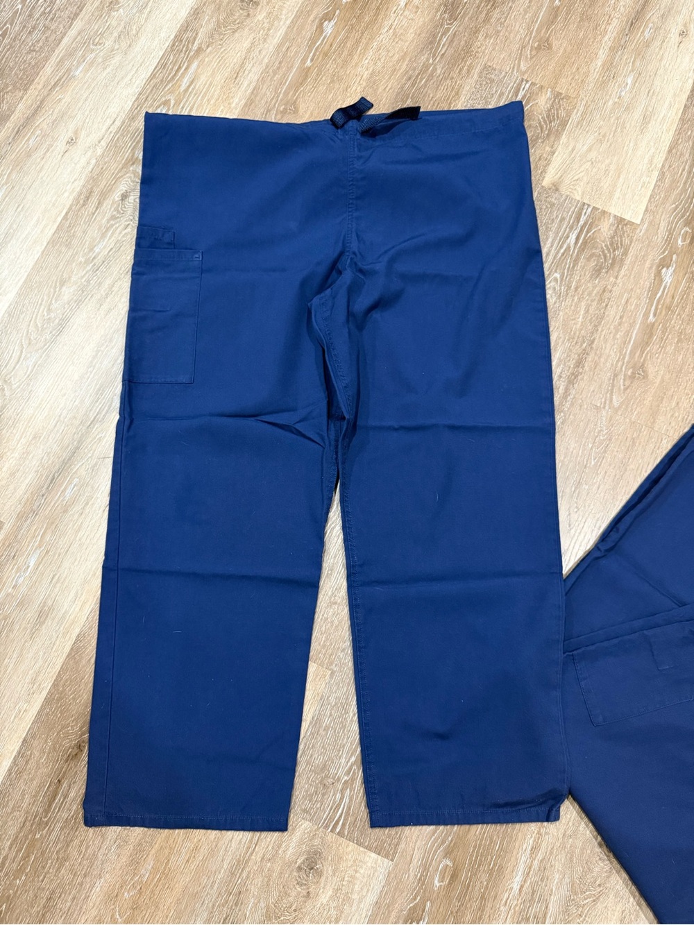 Cherokee Mens Navy Blue Drawstring Scrub Pants -Set of 2 - Picture 3 of 4